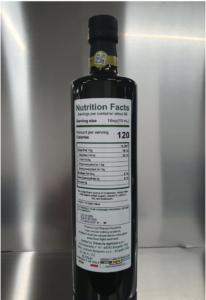 Zagarello Olive Oil nutrition facts